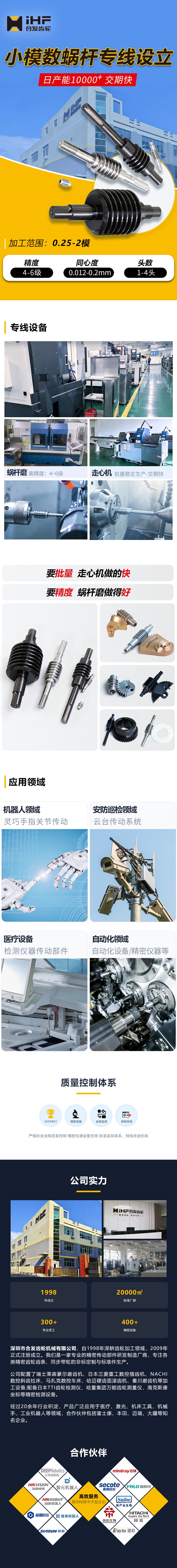   合發(fā)齒輪：小模數蝸桿專(zhuān)線(xiàn)設立，日產(chǎn)能10000+交期快